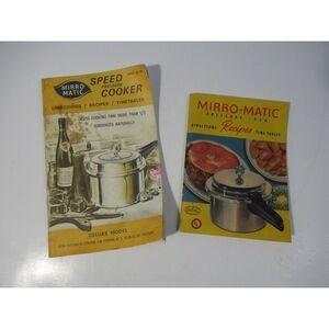 Vtg‎ 1946 Mirro Matic Pressure Cooker Pan 1972 Speed Pressure Cooker Lot Of 2